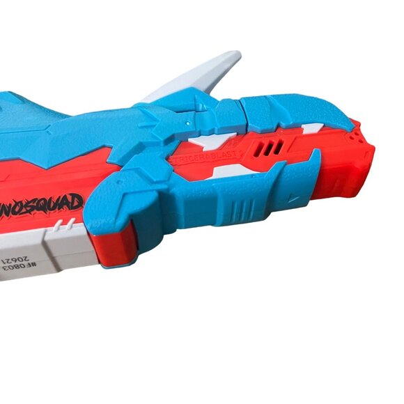 Nerf Dinosquad Tricerablast Dart Blaster Gun with Darts - Picture 5 of 6